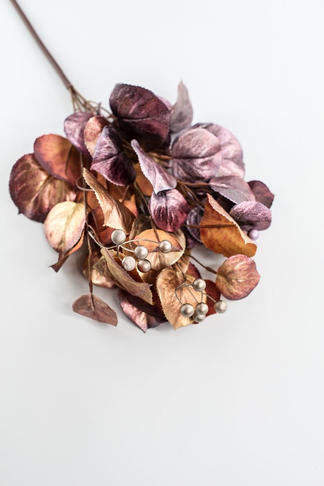 Holiday eucalyptus bush - plum metallic - Greenery MarketXF654 - PLOG