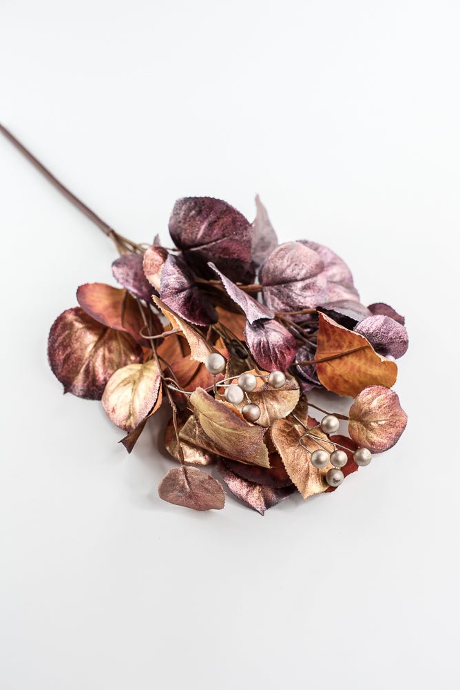 Holiday eucalyptus bush - plum metallic - Greenery MarketXF654 - PLOG