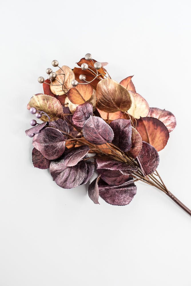 Holiday eucalyptus bush - plum metallic - Greenery MarketXF654 - PLOG