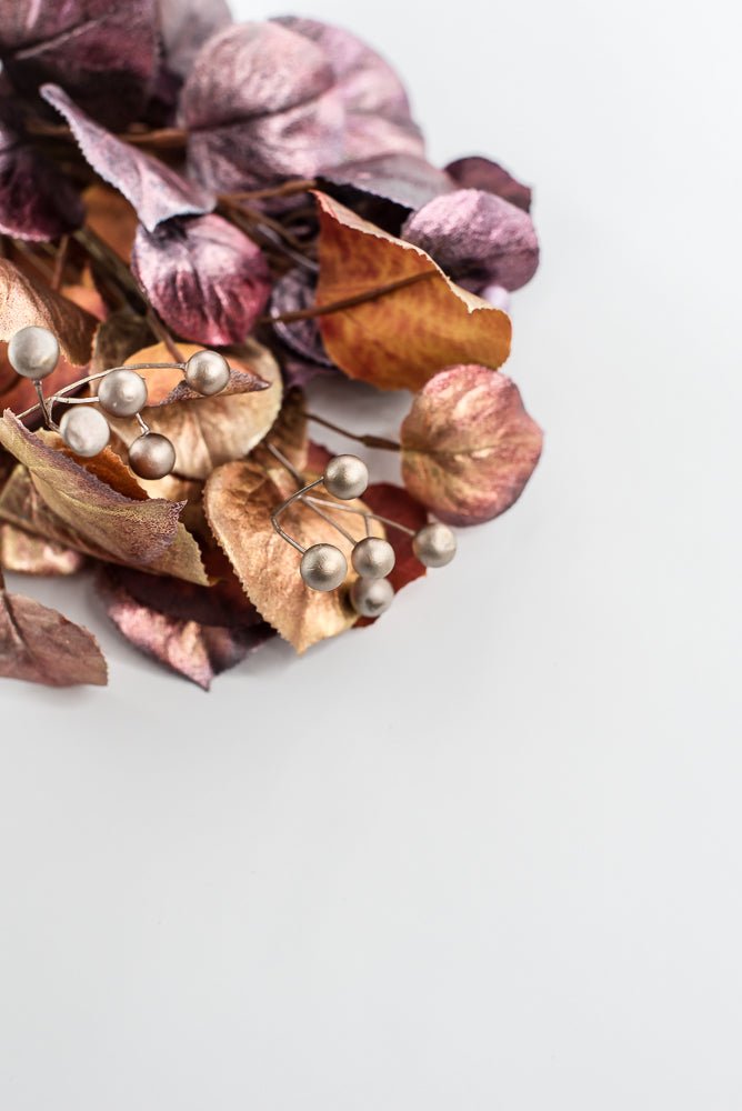 Holiday eucalyptus bush - plum metallic - Greenery MarketXF654 - PLOG