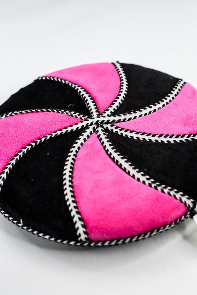 Hot Pink and Black Lollipop Spray - 10.5” Dia - Greenery Market57244BTBK