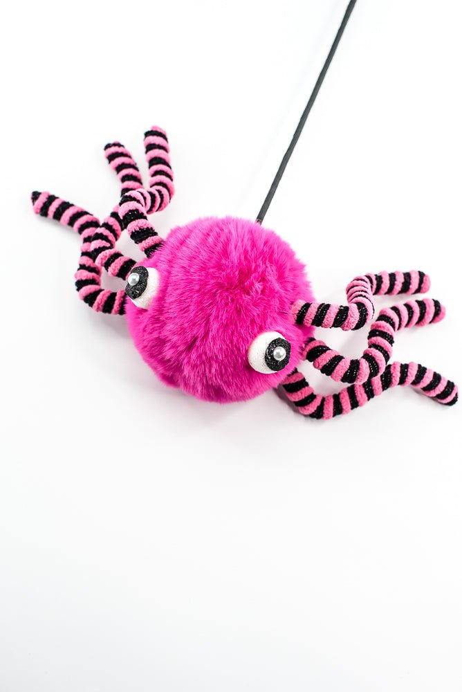 Hot Pink Furry Spider Pick - Greenery Market57279HTPK