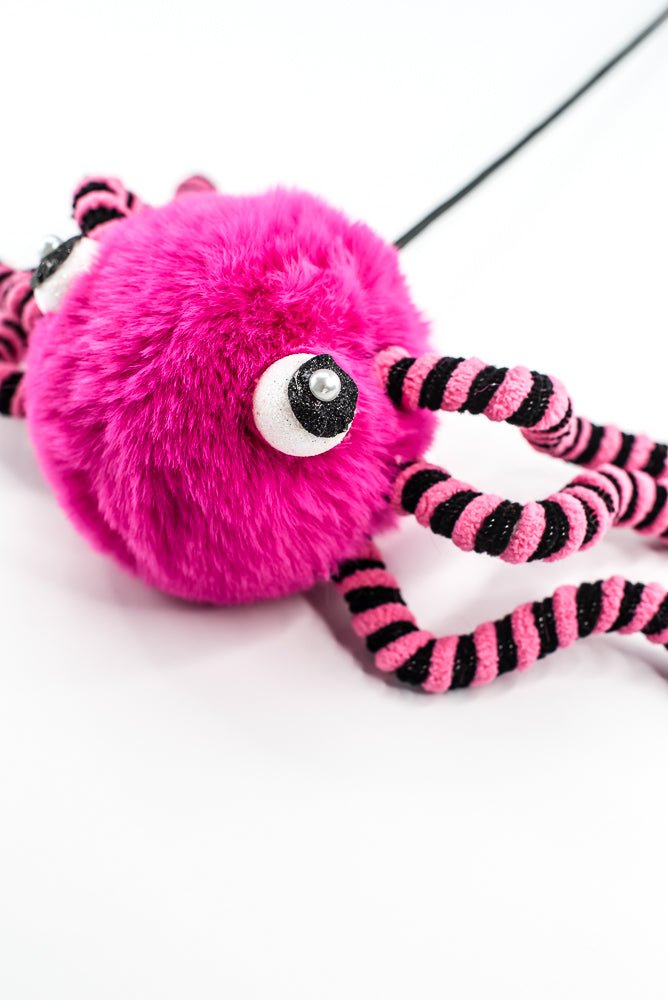 Hot Pink Furry Spider Pick - Greenery Market57279HTPK