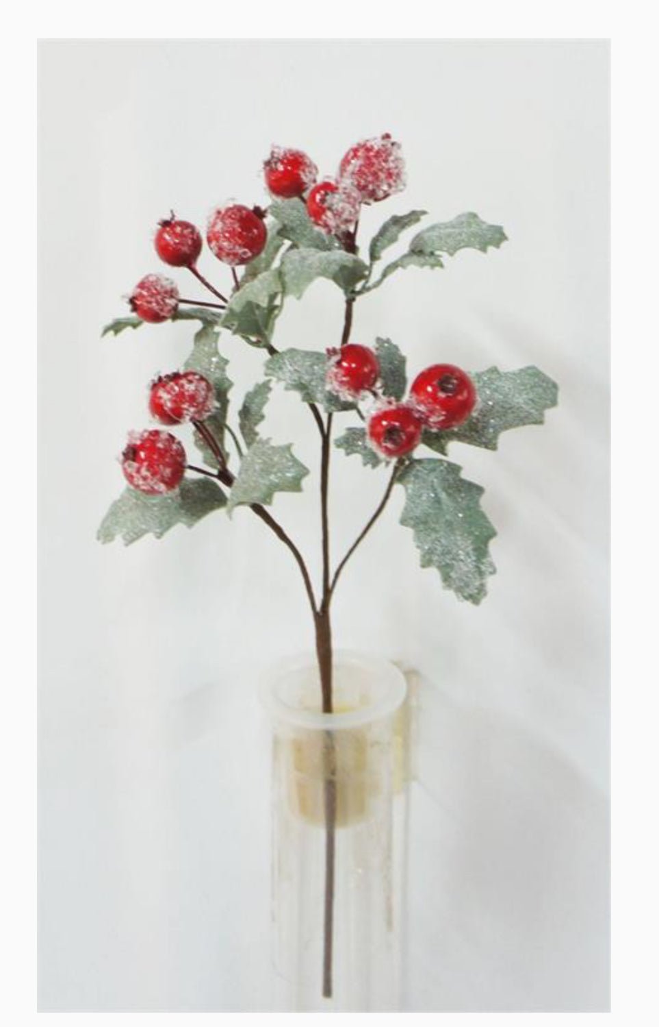 Iced berry and leaves pick - Greenery MarketXB652 - RG