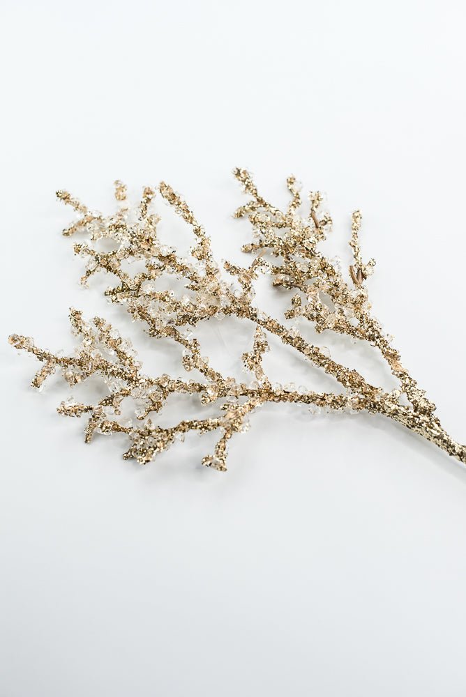 Iced Gold Twig Pick - Greenery MarketXG801 - GO