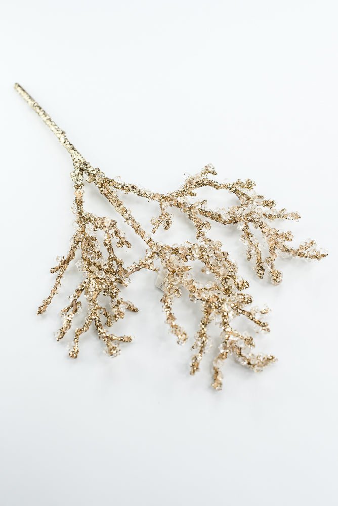 Iced Gold Twig Pick - Greenery MarketXG801 - GO