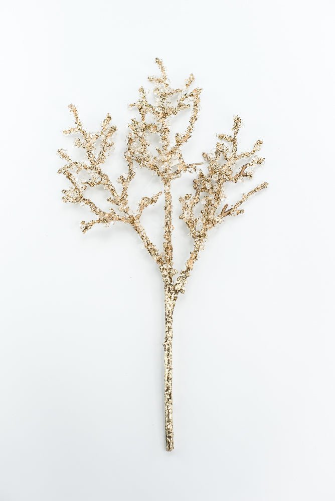 Iced Gold Twig Pick - Greenery MarketXG801 - GO