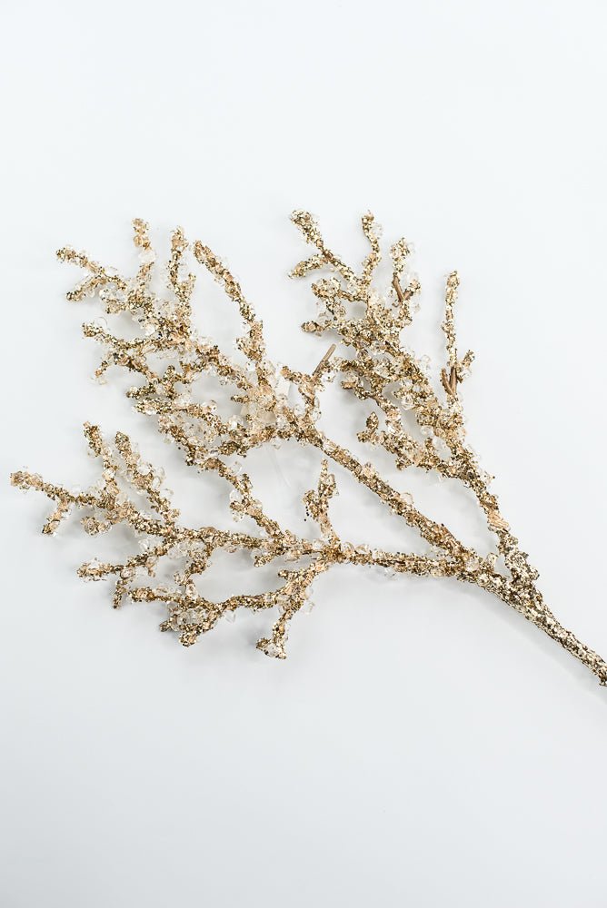 Iced Gold Twig Pick - Greenery MarketXG801 - GO