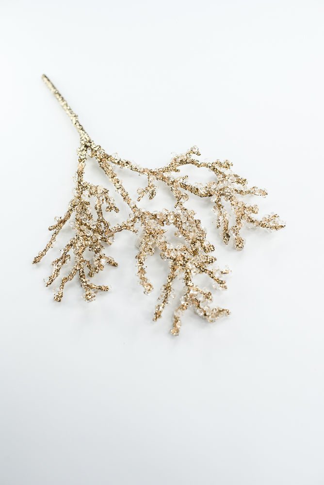 Iced Gold Twig Pick - Greenery MarketXG801 - GO