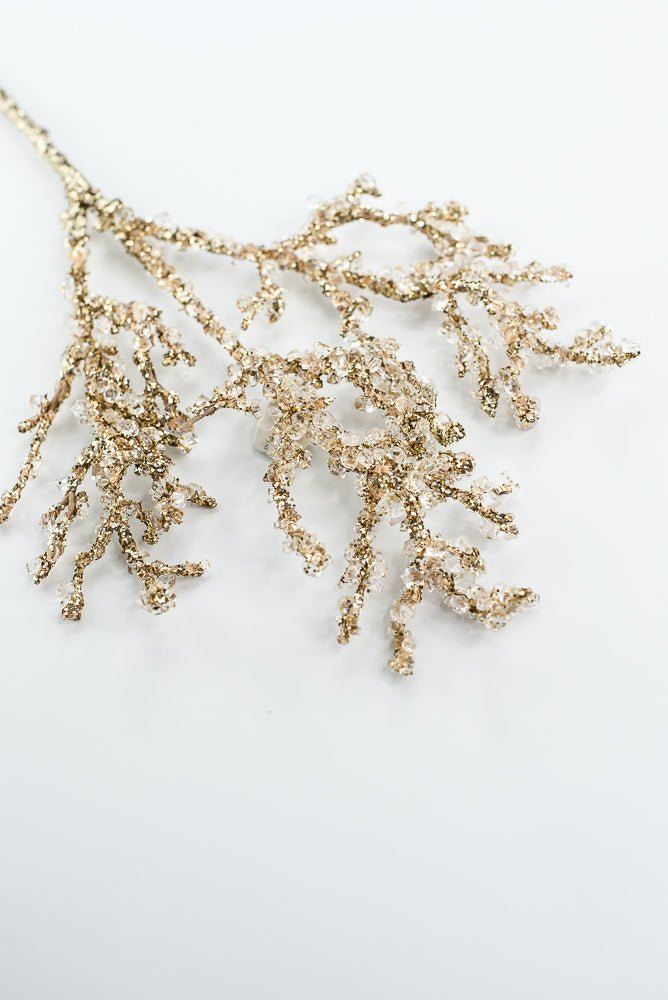 Iced Gold Twig Pick - Greenery MarketXG801 - GO