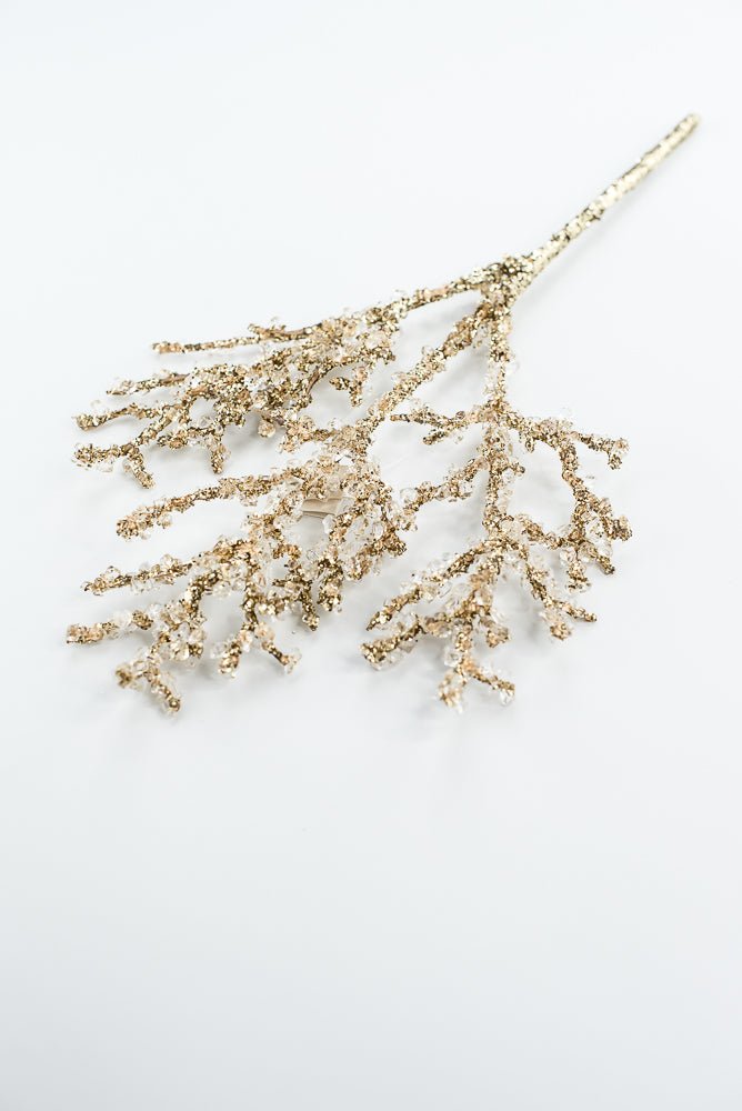 Iced Gold Twig Pick - Greenery MarketXG801 - GO