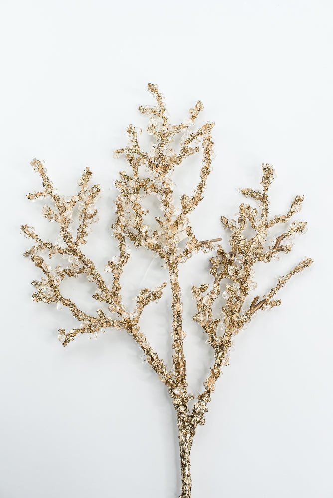 Iced Gold Twig Pick - Greenery MarketXG801 - GO