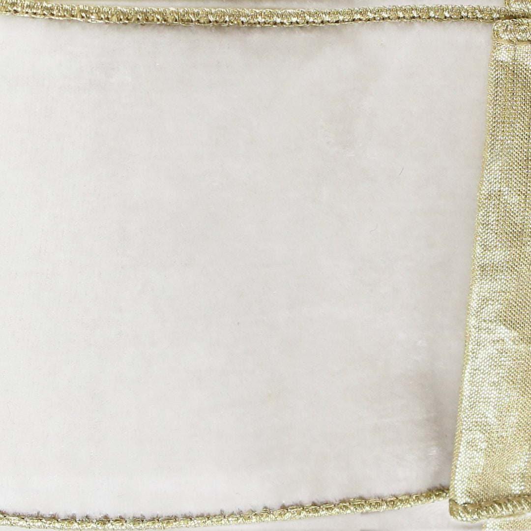 Ivory Flashy Velvet Farrisilk Wired Ribbon - 2.5" - Greenery MarketRibbons & TrimRG806 - 62