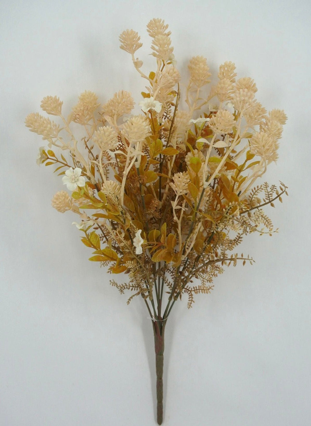 Ivory Mixed Plastic Leaf Ball - Greenery Market85336 - IVORY