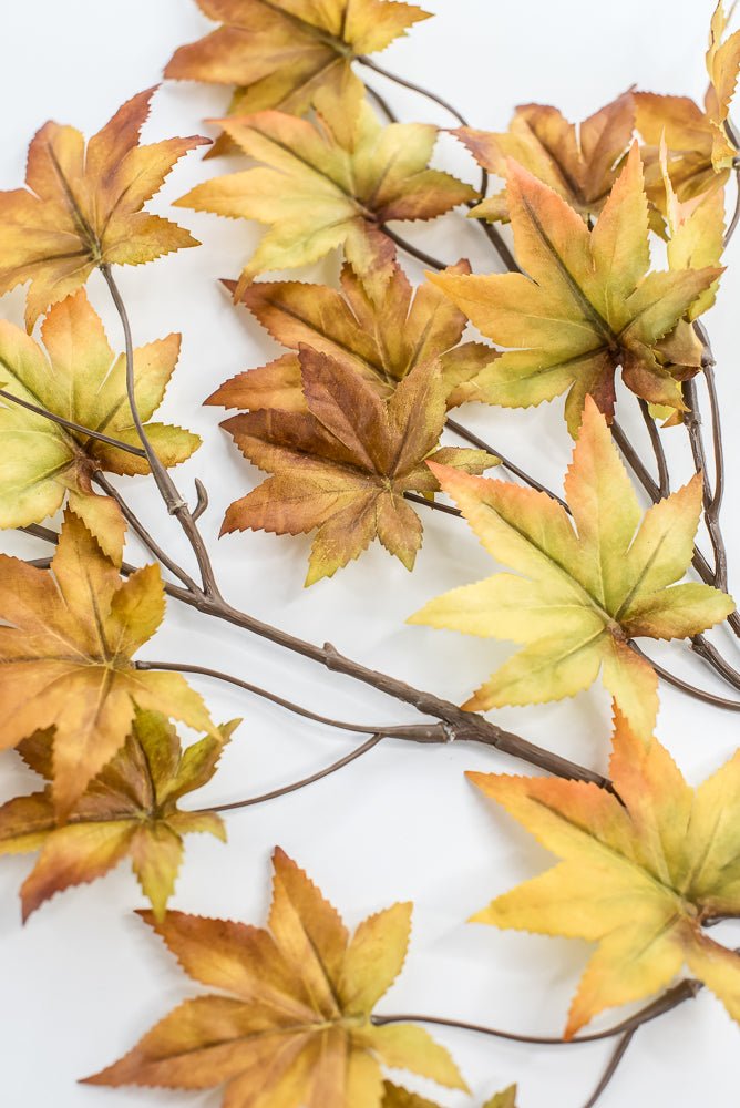 Japanese maple leaf spray - Autumn - Greenery MarketArtificial FloraFL7027 - AUT