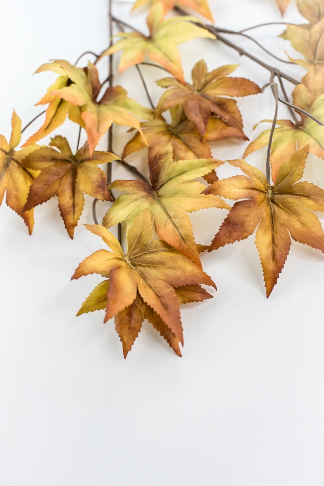 Japanese maple leaf spray - Autumn - Greenery MarketArtificial FloraFL7027 - AUT