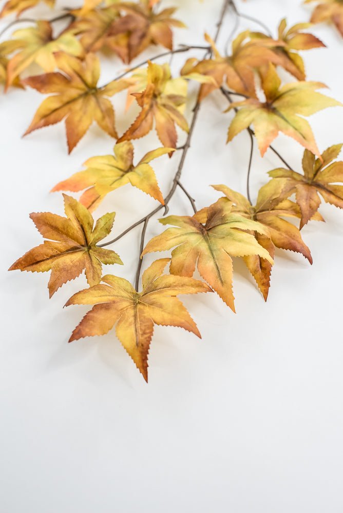 Japanese maple leaf spray - Autumn - Greenery MarketArtificial FloraFL7027 - AUT