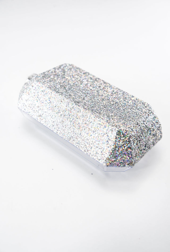 Laser glitter gem ornament - silver - Greenery MarketHoliday OrnamentsXJ552726