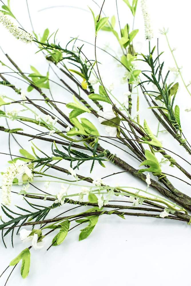 Leaf greenery and twigs spray - Greenery Marketgreenery63660CM