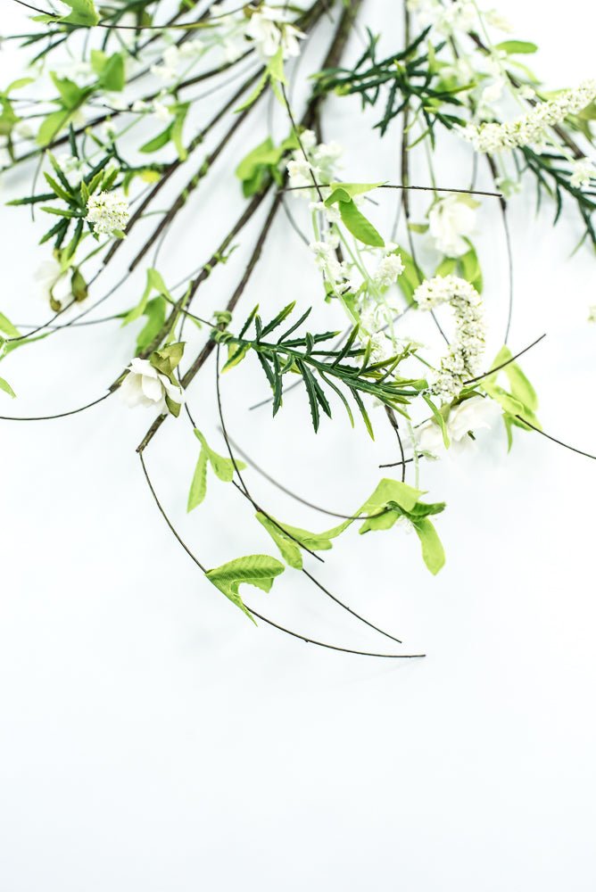 Leaf greenery and twigs spray - Greenery Marketgreenery63660CM