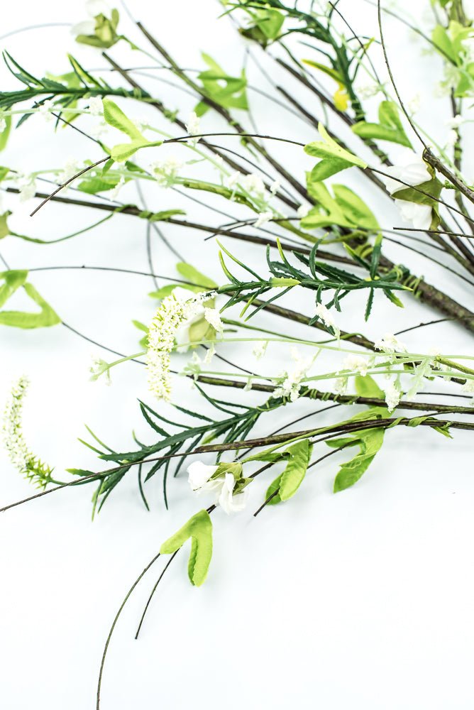 Leaf greenery and twigs spray - Greenery Marketgreenery63660CM