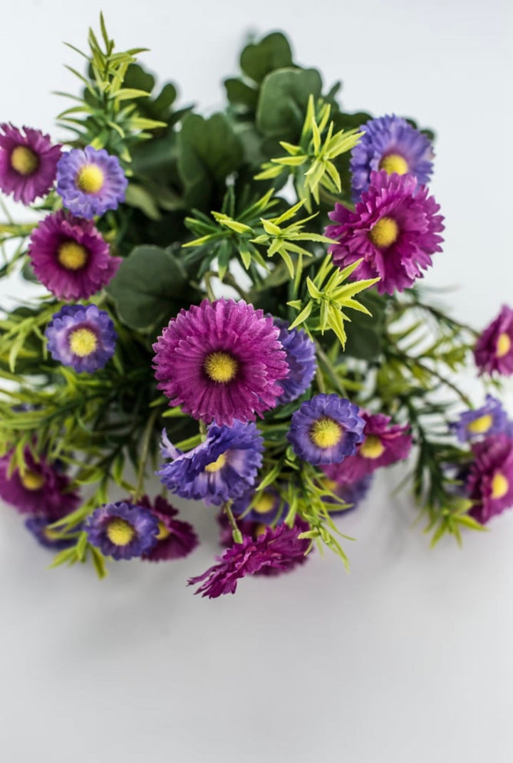 Magenta And Purple Filler Flower Bush - Greenery MarketArtificial Flora85044 - FUPU