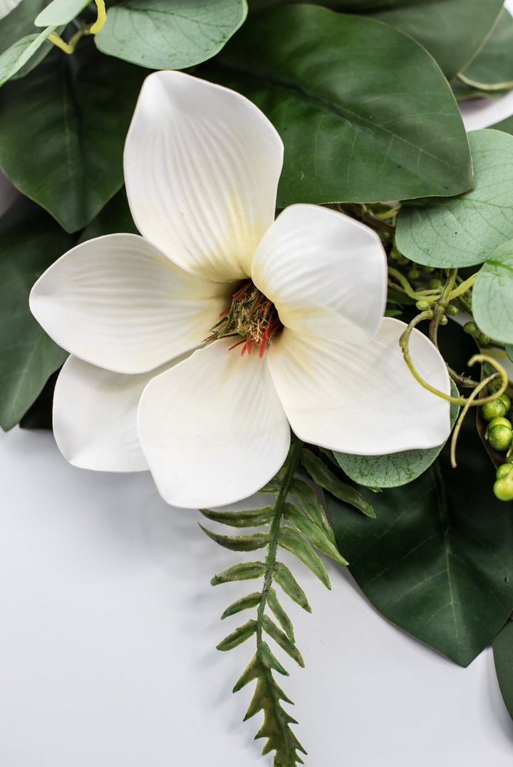 Magnolia Flower And Greenery Spray - Greenery MarketPm3556