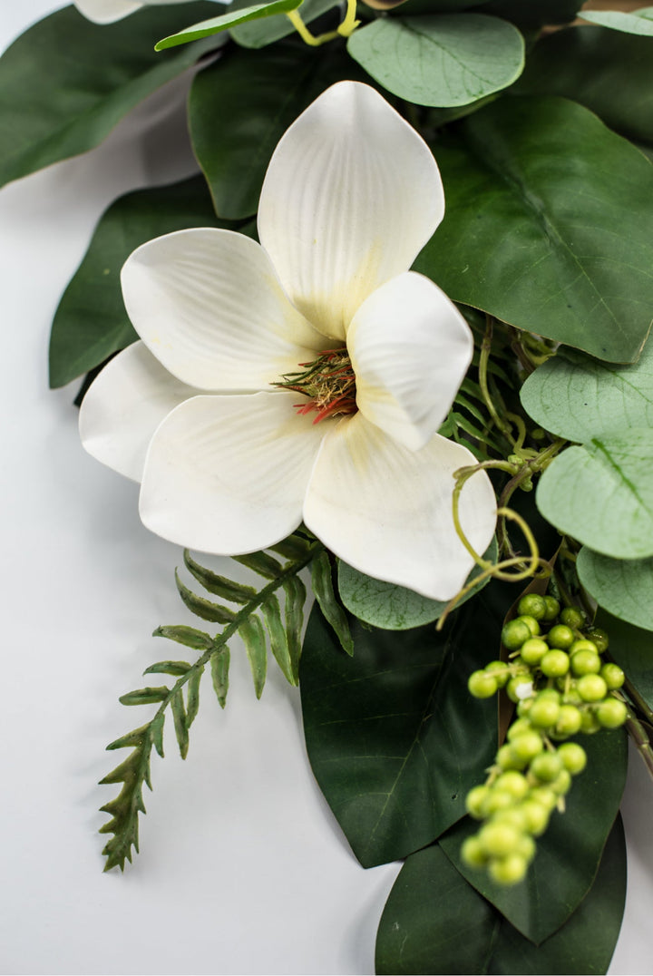 Magnolia Flower And Greenery Spray - Greenery MarketPm3556
