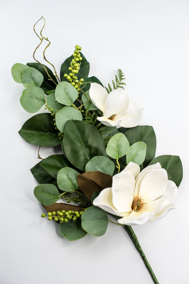 Magnolia Flower And Greenery Spray - Greenery MarketPm3556