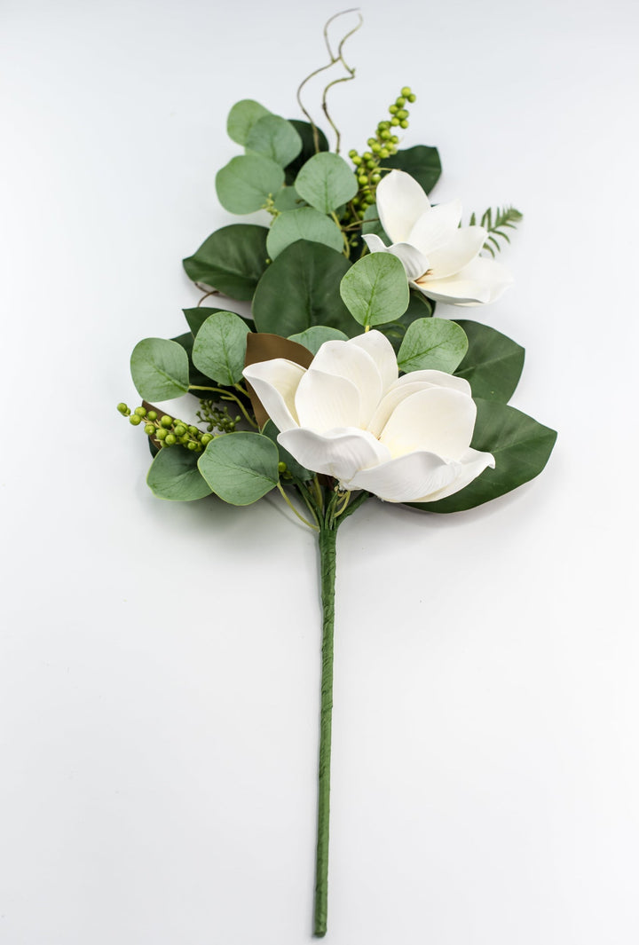Magnolia Flower And Greenery Spray - Greenery MarketPm3556