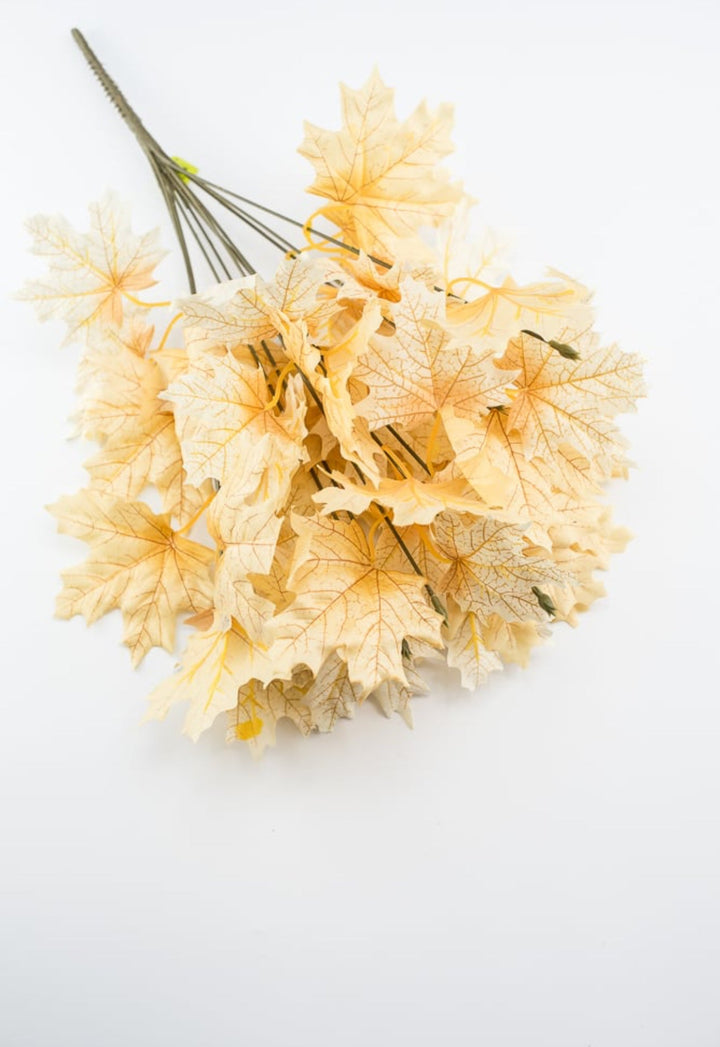 Maple leaves bush - cream gold - Greenery Marketgreenery56600BE