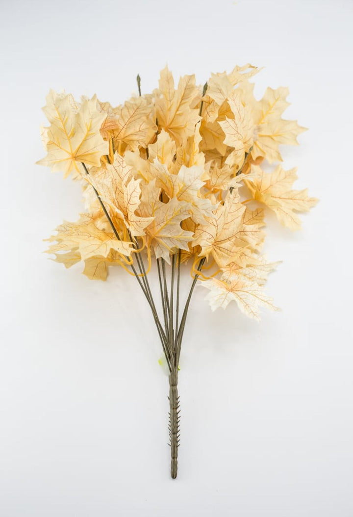 Maple leaves bush - cream gold - Greenery Marketgreenery56600BE