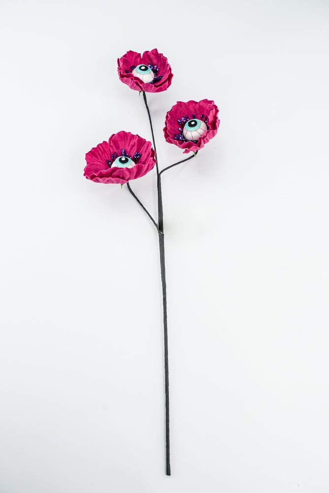 Maroon Eyeball Flower Spray - Greenery Market57241BT