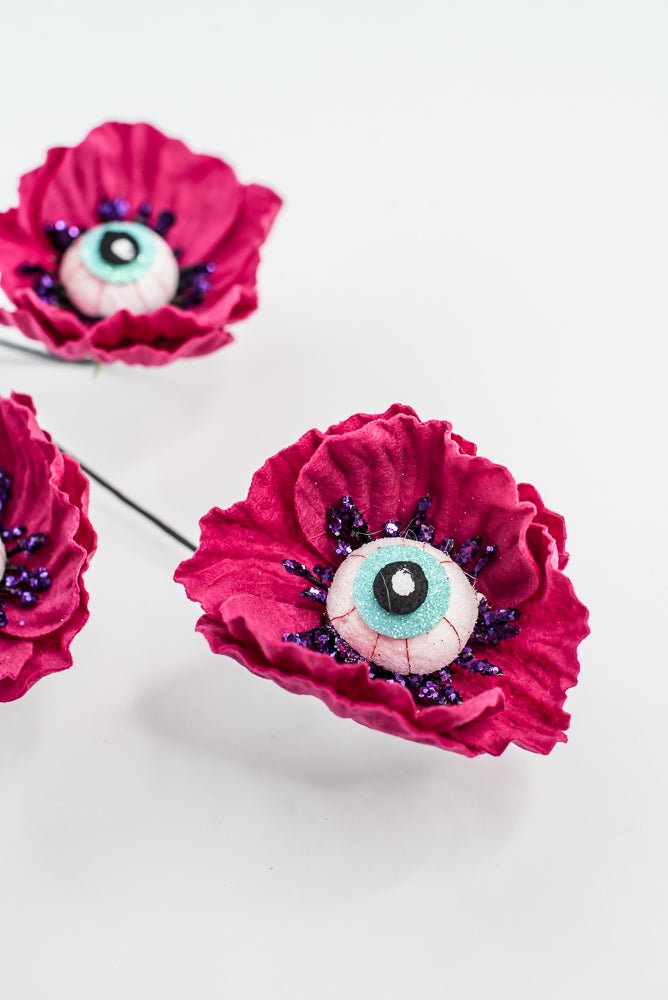 Maroon Eyeball Flower Spray - Greenery Market57241BT