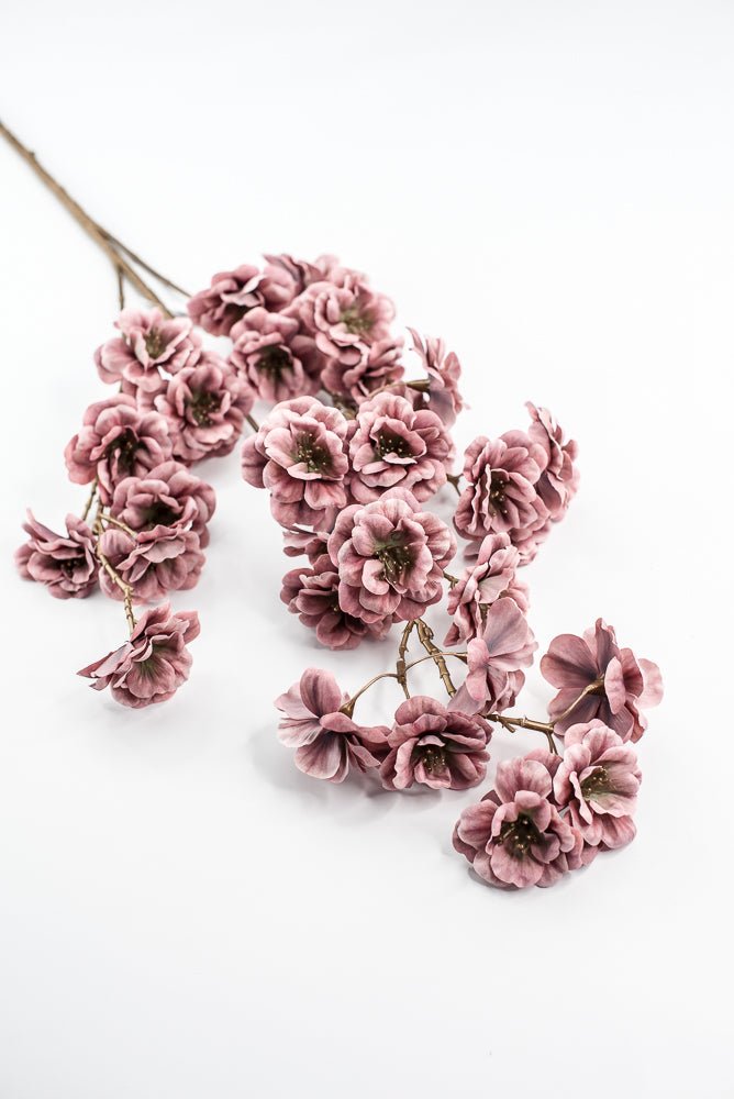 Mauve blossom artificial flower spray - Greenery MarketArtificial Flora85317 - MV