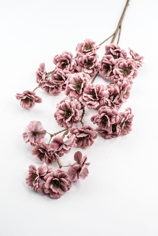 Mauve blossom artificial flower spray - Greenery MarketArtificial Flora85317 - MV