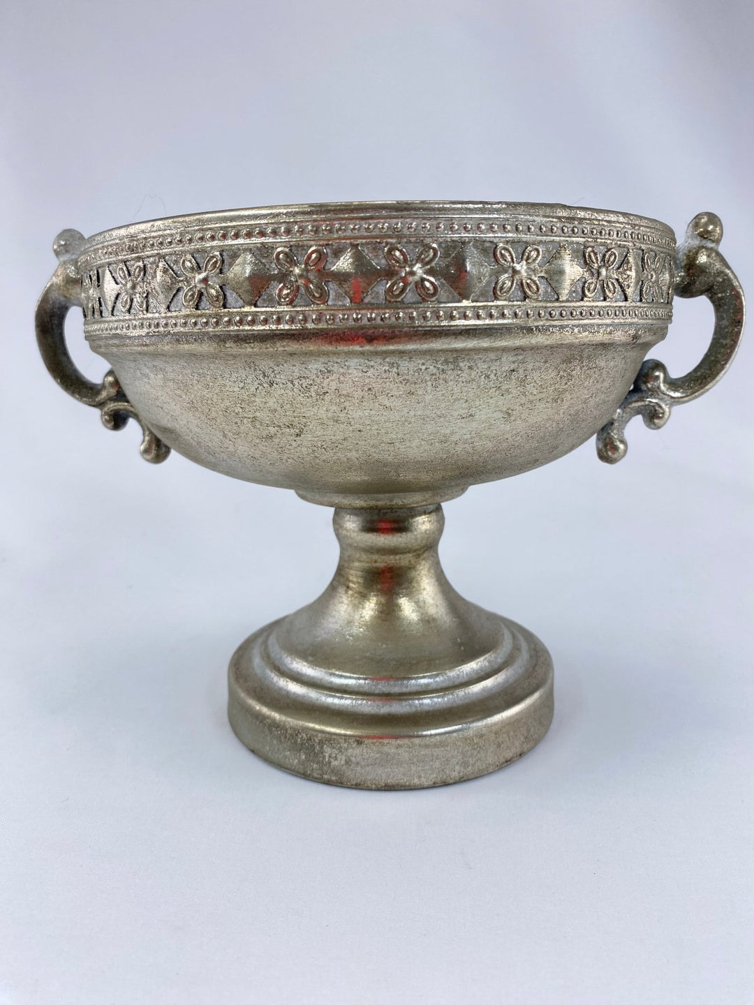 Metal Moroccan Urn Container - Silver - Greenery MarketVases43934S