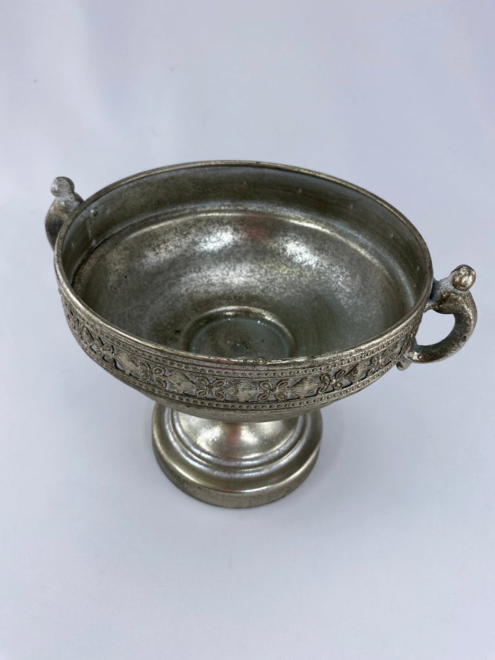 Metal Moroccan Urn Container - Silver - Greenery MarketVases43934S