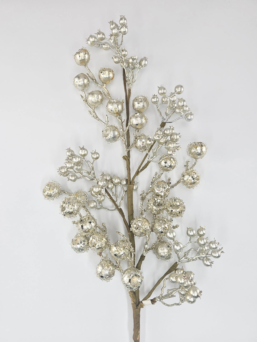 Metallic crater and currant spray - platinum - Greenery MarketXg896 - PT