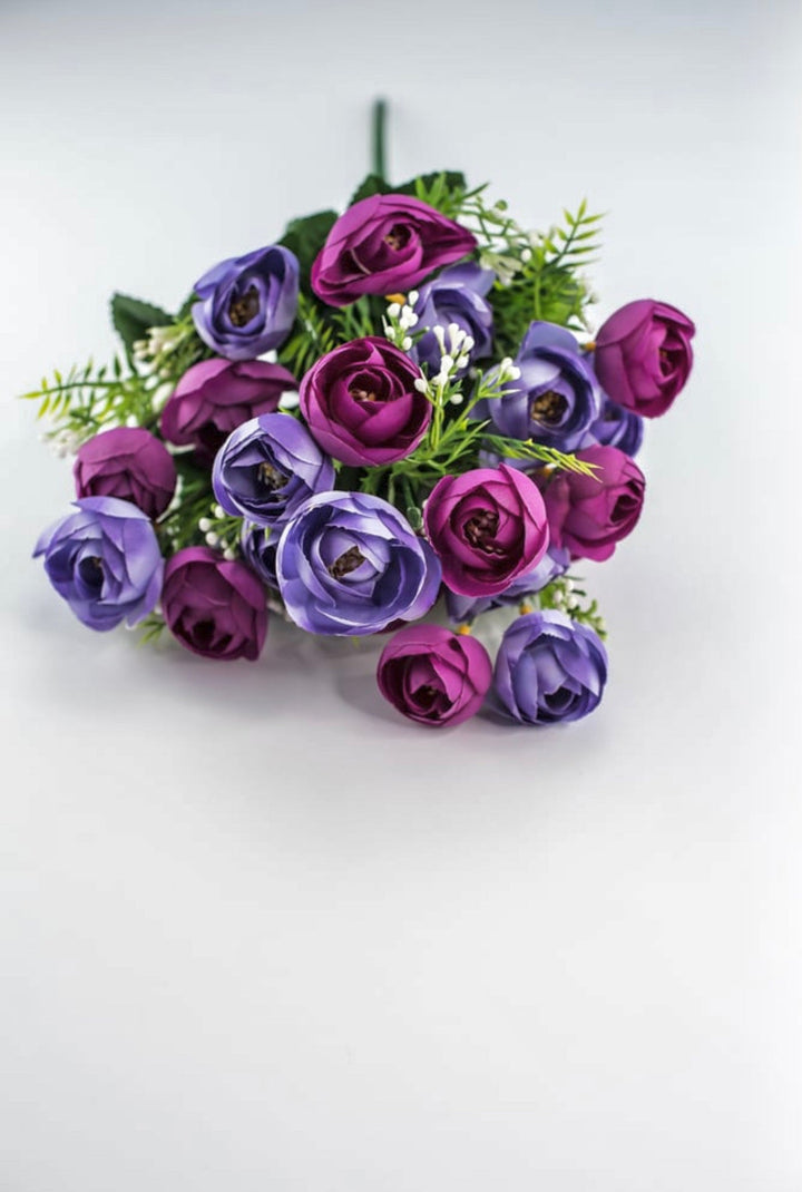 Mini Camellia Flower Bush - Purple Magenta - Greenery Marketartificial flowers37124