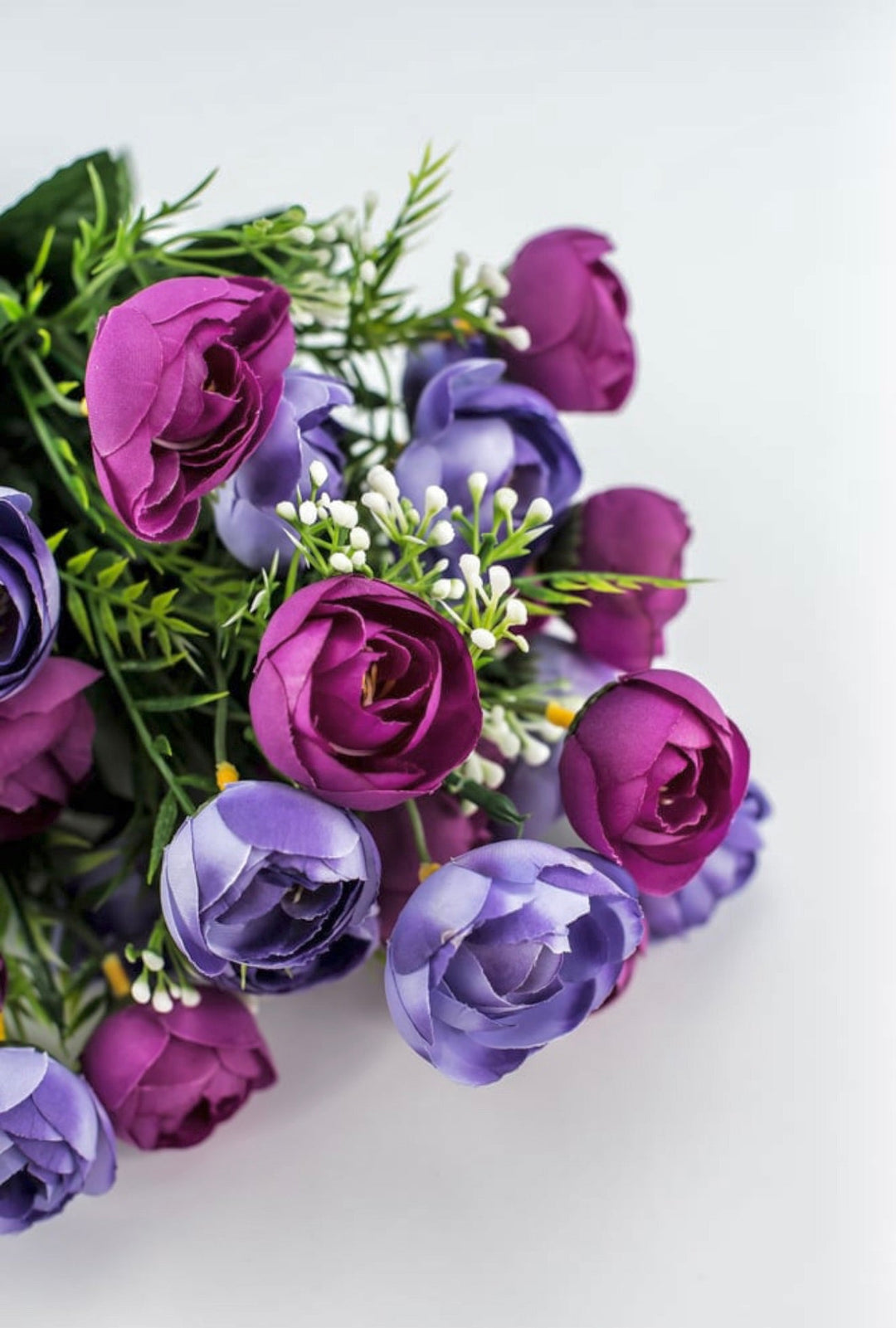 Mini Camellia Flower Bush - Purple Magenta - Greenery Marketartificial flowers37124