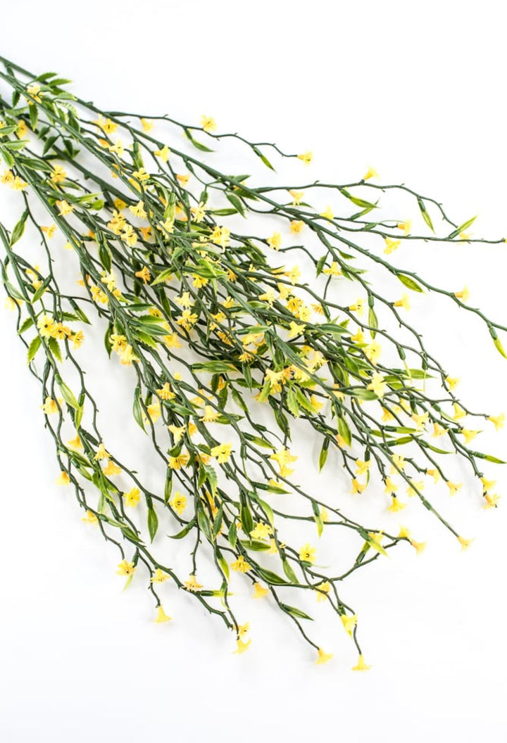 Mini flower twig bush - yellow - Greenery Marketartificial flowers35070yw