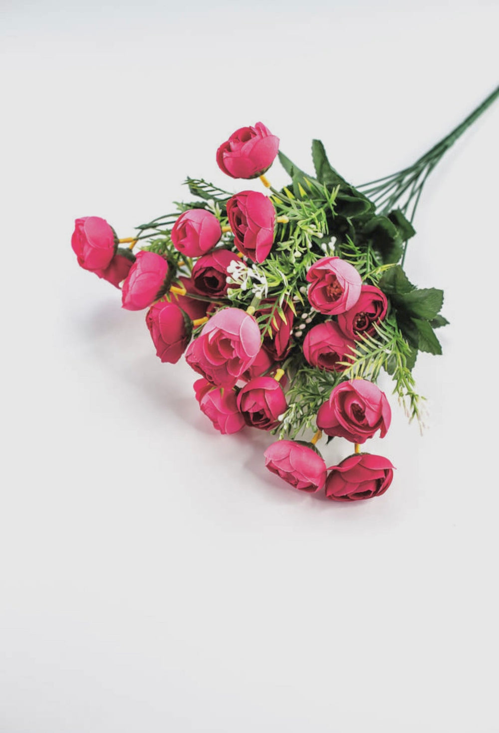 Mini ranunculus bush - beauty pink - Greenery Marketartificial flowers37126