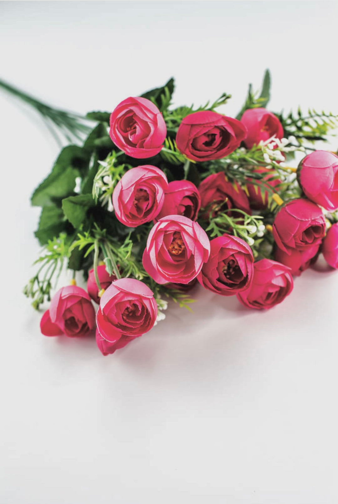 Mini ranunculus bush - beauty pink - Greenery Marketartificial flowers37126