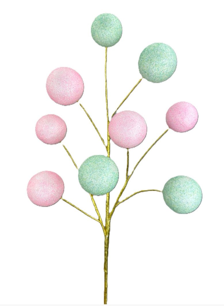 Mint and Pink Ball Spray - Exclusive - Greenery MarketGM2135MIPK