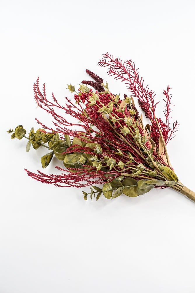 Mixed Berries And Greens Bush - Greenery MarketArtificial Flora65161 - RD