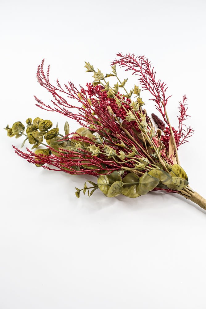 Mixed Berries And Greens Bush - Greenery MarketArtificial Flora65161 - RD