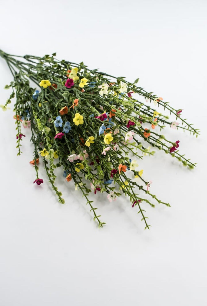 Mixed color filler, mini flower and greenery bush - Greenery Marketartificial flowers82394 MULTISPR