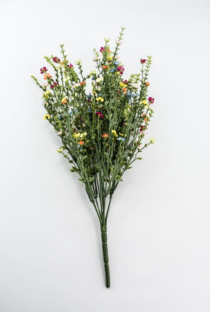 Mixed color filler, mini flower and greenery bush - Greenery Marketartificial flowers82394 MULTISPR