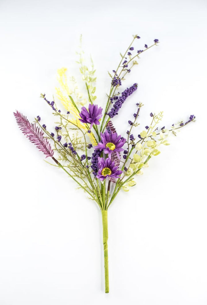 Mixed flower pick - purple - Greenery MarketArtificial Flora40001 - PU